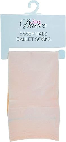 Silky 2 Pairs Adult and Childrens Essentials Ballet Socks Theatrical Pink