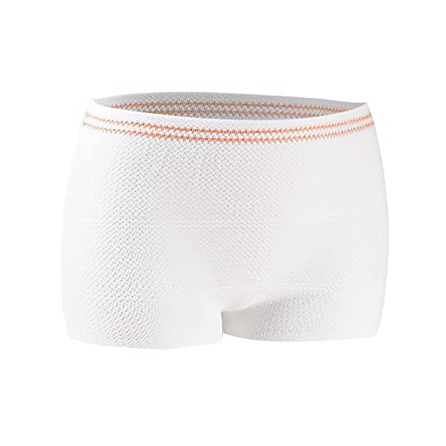 CARER SPARK Disposable Pants, Postpartum Underwear Pack of 10 Briefs Mesh Underwear Maternity, White, XXL (Pack of 10)