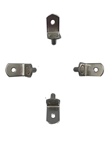 Fpz-Bd 50 Pcs Shelf Support Pegs, 5Mm L-Shaped Support,Cabinet Shelf Bracket Peg With Hole,For Kitchen Furniture Book Shelve (Nickel) #TOP3