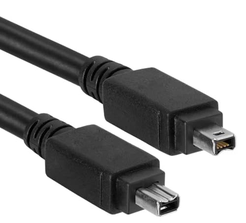 Panlouting Cable de Carga con Conector iLink 4 Pines a 4 Pines IEEE 1394 Firewire 400 Cable de Datos | 1,8 Metros | Para Transmisión de Datos Computadora Cámara Videocámara