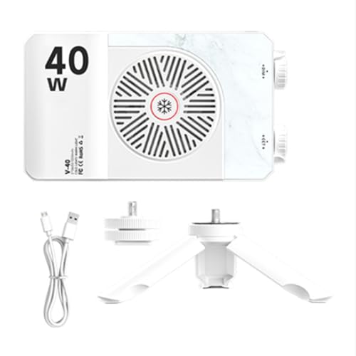 Luz LED portátil 40W con batería recargable integrada y función powerbank