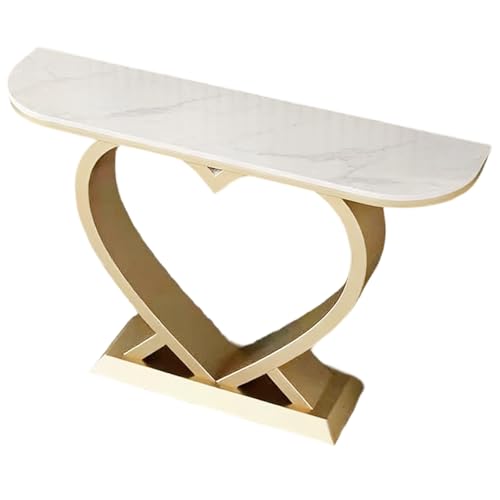 Yqyc ���֗p�T�C�h�e�[�u�� �������A�ΔV�A�ω׏d100kg�A�L����z�e���ɍœK�A�n�[�g�^�������r(Gold,80x80x30cm/31x31x11in)