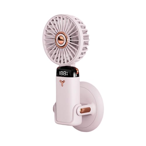 TOWARDSNAN E lectric - Ventilador pequeño USB montado en la pared, plegable, pequeño enfriamiento de viaje para oficina y uso al aire libre