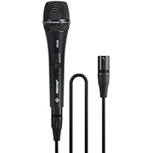 Phenyx Pro Vocal Microphone, Supercardioid Dynamic Mic with 16.4 ft XLR Cable, Mic Clip, Storage Bag, Wired Handheld Microphone for Singing, Stage, Studio, Karaoke PM-26S