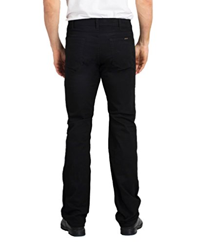 Grand River Men's Lightweight Stretch Twill Pant (40/32, Black)2