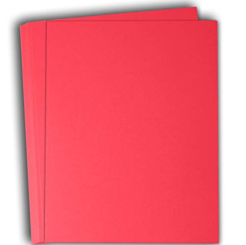 Hamilco Bubble Gum Pink 65lb Cover 8.5x11 Colored Cardstock (50PK)