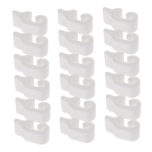 Ciieeo 40pcs Pet Cage Latches Replacement Storage Cabinet Fixed Buckle Quick Assembly for Cat Cage Door Buckle Lock Wire Connector for