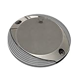 101672 - Aftermarket Replacement Scallop Surface Mount Pathway Light - Spectrum RGBW Warm White - Stainless Steel Housing Compatible with Lumitec