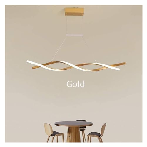 Suspension LED table à manger noire 100cm dimmable avec télécommande