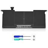 A1465 Battery, POWERWOO A1406 A1370 A1495 Replacement Battery for Laptop MacBook Air 11 inch (Mid 2011 2012 2013 Early 2014 2015 Version) [39Wh/7.6V/5100mAh]