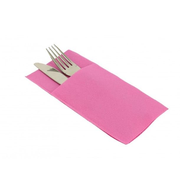 Servilletas Canguro Punta Punta 40 * 40 2 capas- Caja 960 uds. 100% Celulosa (Burdeos)
