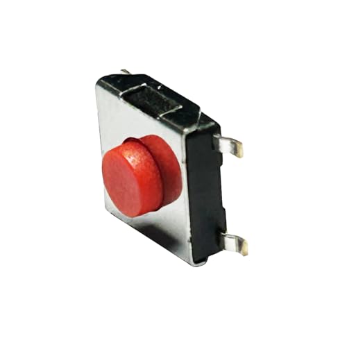 Interruptor táctil SMT 6x6x3.7 mm de 4 pines para placas electrónicas pack de 20 unidades 3