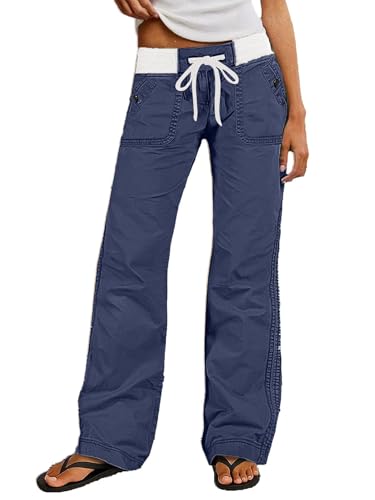 Image of Flamingals Straight Leg Drawstring Pants for Women