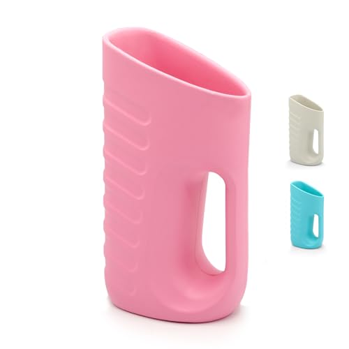 Image of Babylush Baby Bath Rinse Cup & Rinser - 1000ml Soft EVA, 0.3lb Lightweight, BPA-Free Bath Water Pourer, Baby Bath Pitcher, Shower Cup for Kids (Pink)