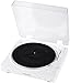 Crosley KT400B-WH Fully Automatic Bluetooth 2-Speed Turntable Record Player with S200A Stereo Speakers, White