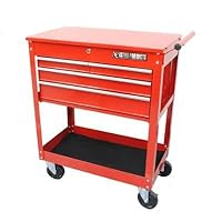 Amazon.co.jp: ツールワゴン 3段 引出付 (レッド) : DIY・工具・ガーデン