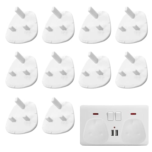 MOMENT Outlet Plug Covers Baby Proofing Plug Covers White Outlet Covers Safety Covers Electrical Protectors for your Child and Babies at Home Pack of 12pcs