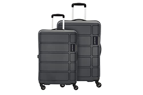 Kamiliant By American Tourister Harrier 2 Pc Set 55 Cms & 68 Cms- Small & Medium Polypropylene (PP) Hard Sided 4 Wheels Spinner Luggage Set/Suitcase Set/Trolley Bag Set (Iron Grey) For Rs. 3399 @ 80 %