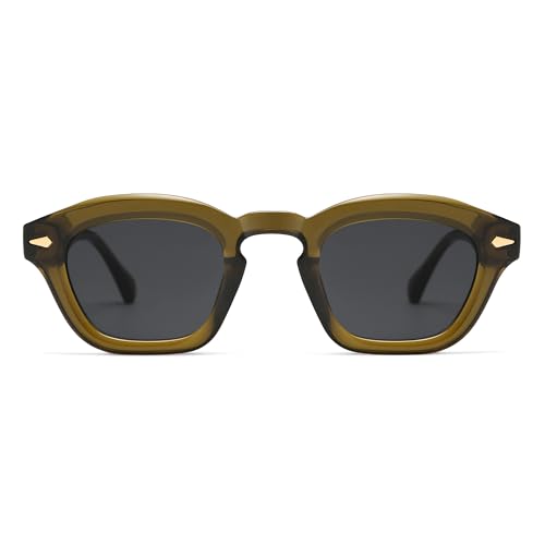 Small Retro Square Sunglasses for Women Mens Rectangle Sunnies AP3680