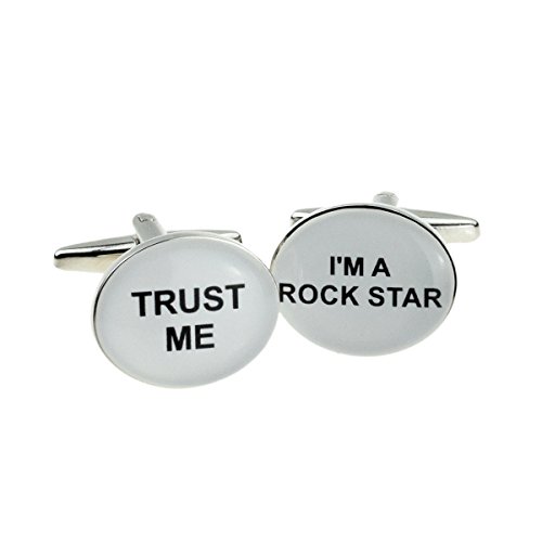 Mancuernillas Trust Me I Am A Rock Star para Hombre miniatura 1