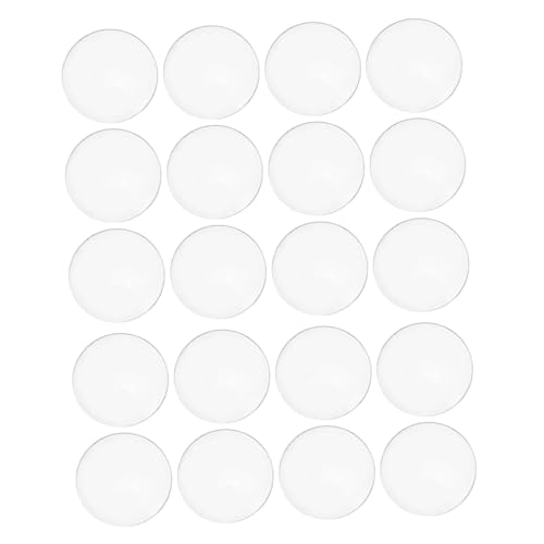 WESIEVYA Copertura Mr16Gu10 in Acrilico Trasparente da 5 CM per Faretti, Set da 30 Pezzi Spessore 2 MM, per Illuminazione Domestica e Commerciale Esterna