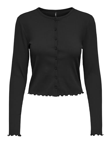 ONLY Chaqueta de Punto para Mujer ONLINA, Negro, M