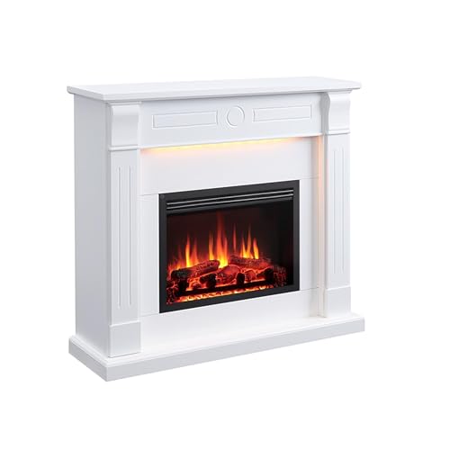 Elektrokamin BALDERIA Hikaru - Standkamin mit Heizung bis 2000W,...