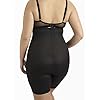 Naomi and Nicole Women's Plus-Size Unbelievable Comfort Hi Waist Thigh Slimmer Shapewear, Black, 5X
