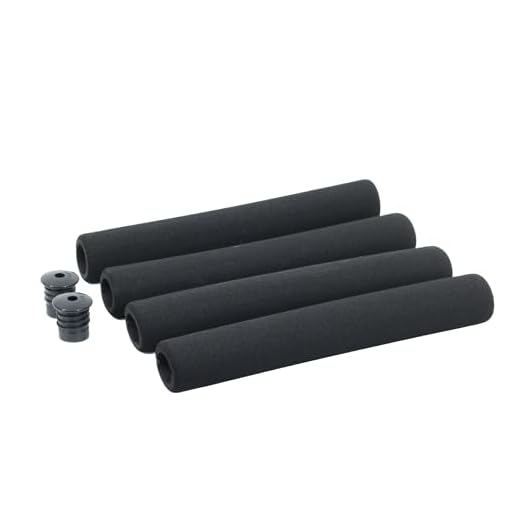 Ultracycle's Cruiser & Road Foam Grips - Soft and Cushy Design, High-Density Foam Rubber, 4-Piece Kit, 8.5 Inches - Ultimate Comfort and Control for Your Bike's Handlebars