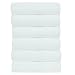 Luxury Hotel & Spa Towel Turkish Cotton Hand Towels - White - Honeycomb - Set of 6