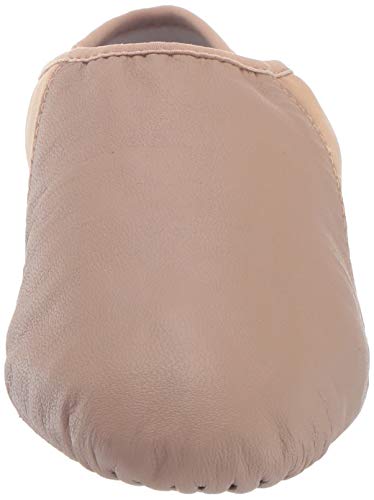 Bloch Women's Neo-Flex Slip-On Leather Jazz Shoes Neoprene Slip-On Split Sole with EVA Forefoot and Heel Pads, High Durability, Superior Fit, Flexibility, Step Dancing