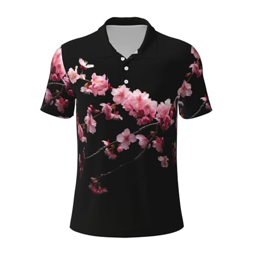 Chemise motif fleurs de cerisier pour homme idéale en voyage