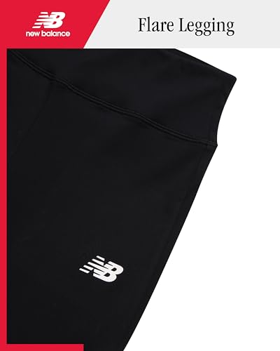 New Balance Girls Leggings - Bell Bottom High Waisted Flare Leggings for Girls - Wide Leg Yoga Pants for Kids Workout2