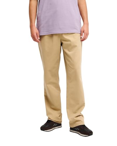 Quiksilver - Pantalón Taxer Regular Twill Pant Marrón S