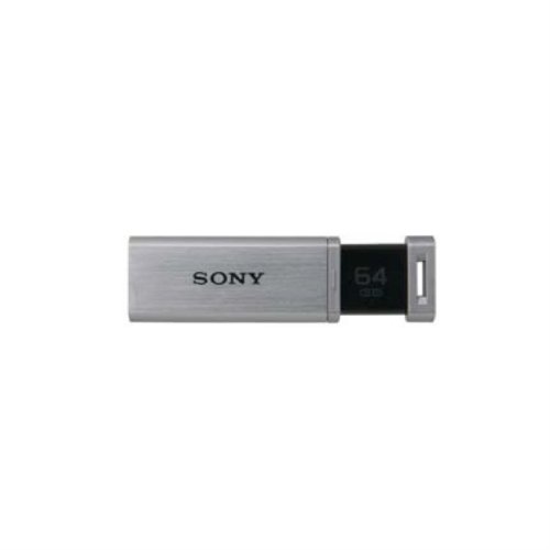 Sony 64GB Micro Vault Q-Series Flash Drive, Silver, 3.0 USB (USM64GQ/S)