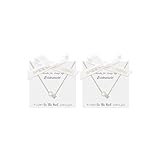 RadiVibe Bridesmaid Gifts for Bridal Party Gifts Bridesmaids Proposal Necklaces for 2/4/6 Favors Bridesmaid Dress Jewelry Set