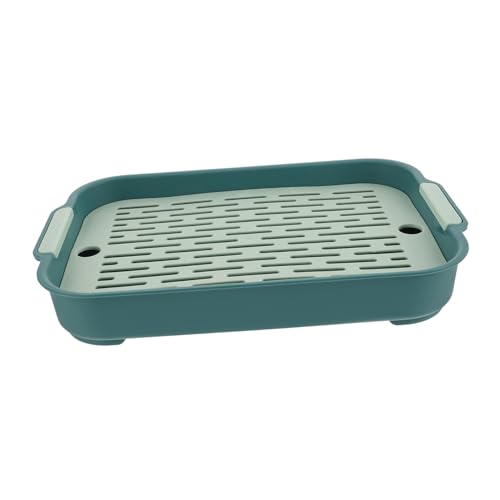 Kisangel Caja De Arena para Conejos y Hámsters Baño Antivuelco para Mascotas Pequeñas Inodoro para Conejos y Cobayas Accesorio De Limpieza para Mascotas