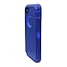 iPhone 7 / iPhone 8 Cover | 2-in-1 Screen Protector & Holster Case | Full Body Military Grade Edge-to-Edge Protection with carrying belt clip | Drop Proof Shockproof Dustproof | Navy Blue / Blue