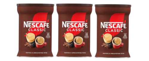 Nescafe Classic Frappe 3x 200 g Instantkaffee Eiskaffee griechischer Kaffee Frappé Greece (600 g)