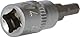 BRILLIANT TOOLS BT020821 1/4 Innensechskant Bit-Stecknuss, 4 mm [Powered by KS TOOLS]