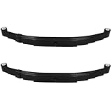 SCITOO Heavy Duty Trailer Leaf Spring Axle Suspension Kit Double Eye Trailer Axle Spring 5 Leaf 2500lbs Capacity Heavy Duty Double Eye Trailer Leaf Spring fit for Vehicles Trailers Boats 2 Pack