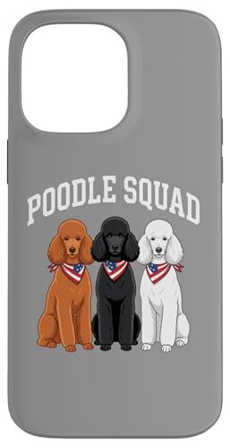 Poodle Squad Standard Poodles Fourth of July �X�}�z�P�[�X iPhone 14 Pro Max �p