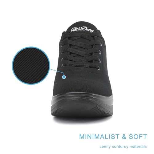 Image of RUIDENG Platform Sneakers for Women Walking All Day | Slip Resistant Work Shoes for Women Comfortable | 2 Inch Thick Wedge Rocker Bottom
