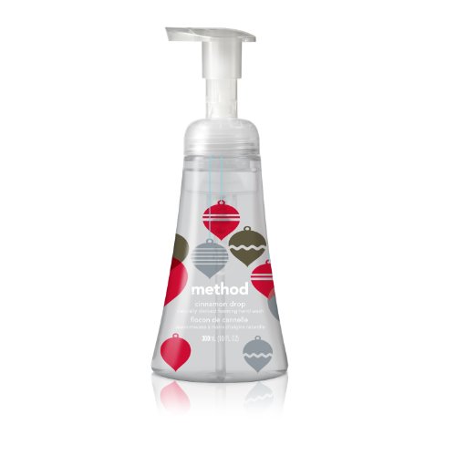 Method Holiday Foaming Hand Wash, Cinnamon Drop, 10 Ounce (Pack of 2)