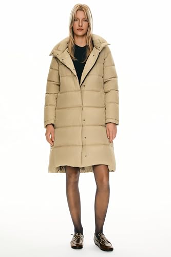 Orolay Women's Hooded Down Jacket Long Winter Coat4