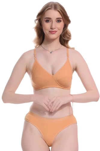 Image of Women Non paddad Reguler Bra Panty Lingerie Set for Women