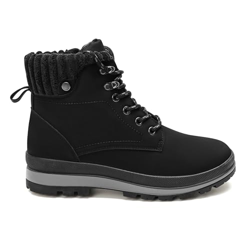 Bottes d'hiver imperméables thermiques doublure chaude antidérapante - 4