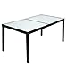 Produktbild Mendler Poly-Rattan Esstisch HWC-F49, Esszimmertisch Gartentisch Tisch, 150x90cm - anthrazit