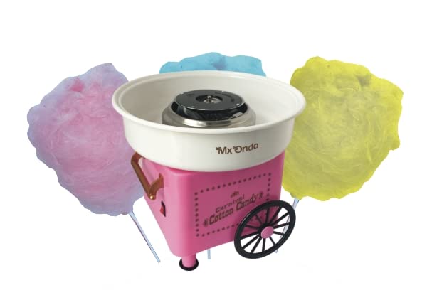 Mx Onda MXAZ2765B Máquina de algodón de azúcar, Retro Cotton Candy Machine