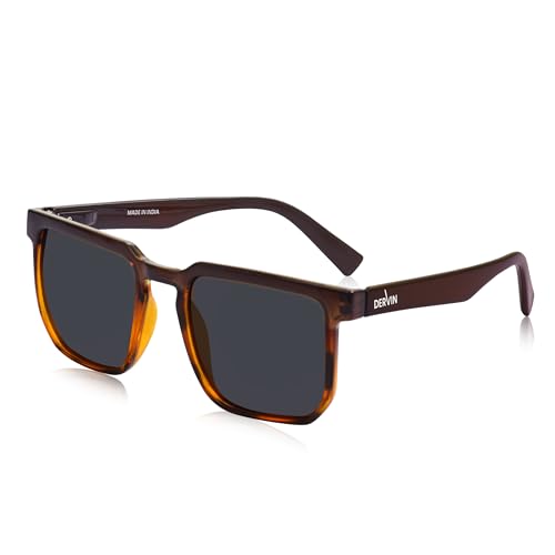 Image of Dervin Square Polarized UV Protected Sunglasses for Men and Women